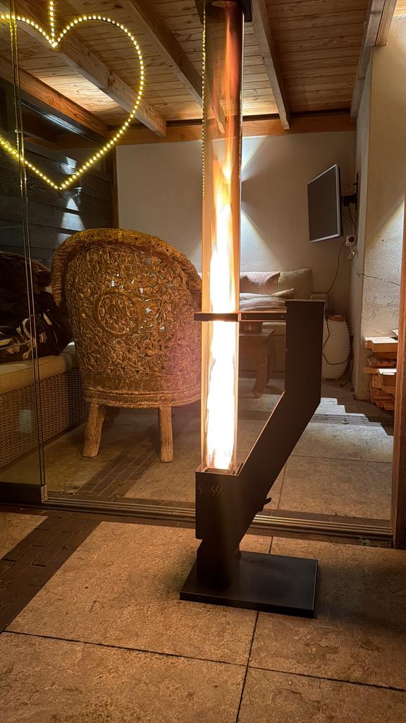 PELLET KACHEL/PELLET HEATER/TERRASVERWARMER, Tuin en Terras, Terrasverwarmers, Ophalen of Verzenden, Nieuw