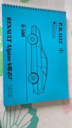 Renault alpine V6 gta onderdelenboek opbouw auto, Ophalen of Verzenden