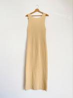 Botergele maxi jurk van Livr - 100% wol - np €470 - designer, Maat 38/40 (M), Geel, Livr, Ophalen of Verzenden