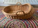 Rotan Wiegje Poppenmand Rieten wieg reismand voor pop, Ophalen, Gebruikt, Wieg