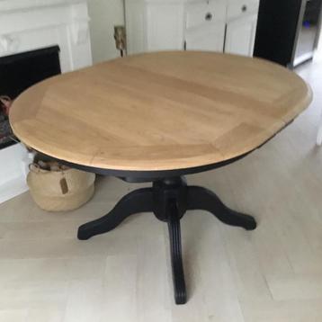 XXXL uitschuifbare bolpoot eettafel in landelijke style beschikbaar voor biedingen