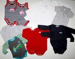 HEMA rompers maat 62/68 wit rood grijs prent zwart, Nacht- of Onderkleding, Jongetje of Meisje, Ophalen of Verzenden, Zo goed als nieuw