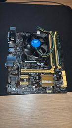 B85m-g moederbord met 8 gb ddr3 ram en pentium cpu, Computers en Software, Moederborden, Ophalen of Verzenden