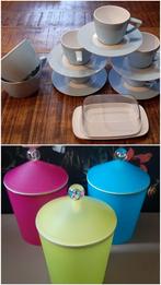 Camping servies mepal rosti kop en schotels voorraadbussen, Huis en Inrichting, Keuken | Servies, Ophalen, Gebruikt
