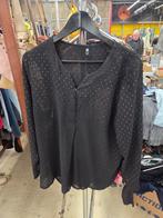 Zwarte blouse HEMA - Maat XL, Zwart, Maat 46/48 (XL) of groter, Ophalen of Verzenden, Zo goed als nieuw