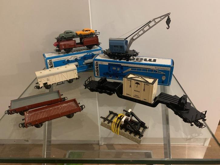 Marklin modelspoor - wagons, Hobby en Vrije tijd, Modeltreinen | H0, Gebruikt, Wagon, Gelijkstroom of Wisselstroom, Märklin, Analoog