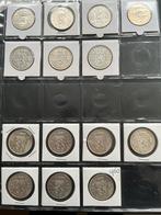 Juliana nette complete serie Rijksdaalders 1959-1966, Koningin Juliana, Setje, Zilver, Ophalen of Verzenden