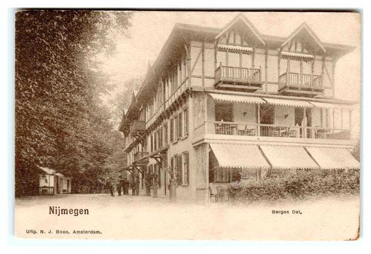 Berg en Dal, Verzamelen, Ansichtkaarten | Nederland, Ongelopen, Gelderland, Voor 1920, Ophalen of Verzenden