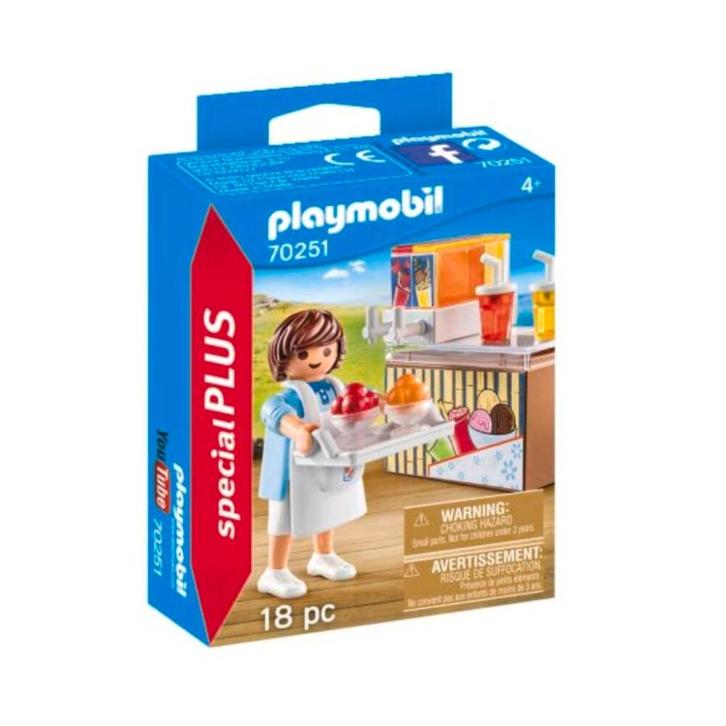 PLAYMOBIL SpecialPLUS - Slush verkoper 70251 [NIEUW], Kinderen en Baby's, Speelgoed | Playmobil, Nieuw, Ophalen of Verzenden