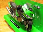Kawasaki ZZR1400 ZX14 1:12 57433 black/green, Hobby en Vrije tijd, Modelauto's | 1:5 tot 1:12, Nieuw, Motor, Ophalen of Verzenden