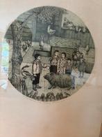 Carla Klekamp Ets Ingelijst 40x60, Ophalen