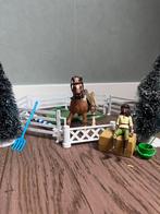 Schleich paard met weitje, ruiter en accessoires, Ophalen of Verzenden, Zo goed als nieuw
