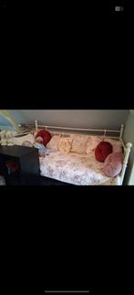 Mooi 90x200 bed, Huis en Inrichting, 90 cm, Eenpersoons, Wit, Ophalen of Verzenden