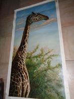 *Prachtige grote gesigneerde schilderij 130 cm x 70 cm, Antiek en Kunst, Ophalen of Verzenden