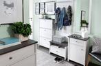 VOORRAAD Wit eiken wandkast met lade en Antraciet blad NIEUW, Modern, Antraciet, Wit eiken, Nieuw, kast met lade, Metaal, Nieuw