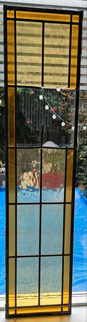 Opknapper Kleurrijk glas in lood 112 x 26,5 cm beschikbaar voor biedingen