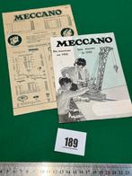 189 - Meccano Folder 1955 & Prijslijst 1954, Ophalen of Verzenden