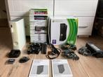 Xbox 360 met 27 spellen en twee controllers, Met games, 4 GB, Met 2 controllers, Ophalen of Verzenden
