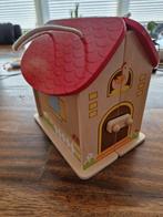 Houten boerderij speelhuisje, Kinderen en Baby's, Speelgoed | Poppenhuizen, Ophalen, Zo goed als nieuw