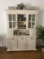 Landelijke witte buffetkast, Huis en Inrichting, Kasten | Buffetkasten, Ophalen, Gebruikt, 100 tot 150 cm, Landelijk