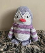 Pinguïn gehaakt / 30 cm, Kinderen en Baby's, Speelgoed | Knuffels en Pluche, Verzenden, Zo goed als nieuw