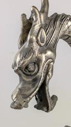 groot beeld Chinese Draak - Zilverbrons, Ophalen of Verzenden