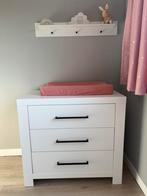 Interbaby Commode en Wandrek Malmo wit, Ophalen, Zo goed als nieuw, Jongetje of Meisje