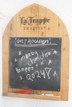 La Trappe Trappist Bier krijtbord, café bord horeca 66x90cm, Reclamebord, Plaat of Schild, Ophalen of Verzenden, La Trappe