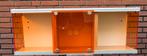 Hülsta - Wandkast met Oranje Accenten, Huis en Inrichting, Met plank(en), Gebruikt, 100 tot 150 cm, .