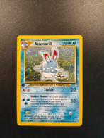 1st ed Azumarill 2 neo genesis swirl, Ophalen, Zo goed als nieuw, Losse kaart, Foil