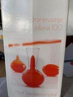 Oranje vaasje 100 jaar Juliana 538 van Siem van der Marel, Antiek en Kunst, Antiek | Glas en Kristal, Ophalen of Verzenden