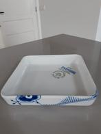 Vierkante Ovenschaal Royal Copenhagen Fluted Blue, Ophalen of Verzenden, Overige stijlen, Schaal of Schalen