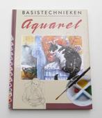 Teken/schilderboek M4389 : Basistechnieken Aquarel (cursus), Ophalen of Verzenden, Zo goed als nieuw, Michael Whittlesea, Tekenen en Schilderen