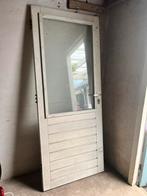 Hardhouten deur met drie sleutels, Doe-het-zelf en Verbouw, Ophalen, Gebruikt, 80 tot 100 cm, Minder dan 200 cm