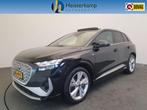 Audi Q4 e-tron 40 S-Line 77 kWh Panorama dak, ACC, Wegklapba, Auto's, Automaat, 12 maanden, Achterwielaandrijving, Gebruikt
