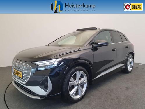 Audi Q4 e-tron 40 S-Line 77 kWh Panorama dak, ACC, Wegklapba, Auto's, Audi, Bedrijf, Te koop, Q4 e-tron, ABS, Achteruitrijcamera