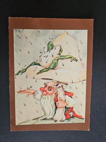 Oude prentkaart - Wereld der Dwergen beschikbaar voor biedingen