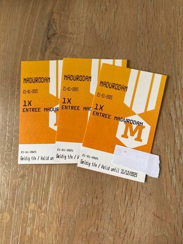 3x Madurodam toegangskaartje ticket beschikbaar voor biedingen