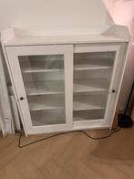 IKEA HAUGA vitrinekast, Ophalen, 100 tot 150 cm, Glas, 100 tot 150 cm