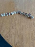Te koop houten trein locomotief+ wagons loquai holzkunst, Ophalen