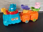 Vtech Zoomi Zoo reis&leer locomotief interaktief muziek enz, Kinderen en Baby's, Speelgoed | Vtech, Ophalen of Verzenden, Zo goed als nieuw