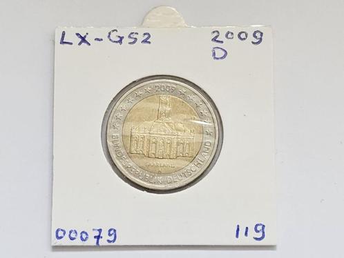 2-euromunt Duitsland (D) A 2009 Herdenking LX-G52, Postzegels en Munten, Munten | Europa | Euromunten, Losse munt, 2 euro, Duitsland