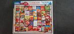 Puzzel 1000 stukjes. White Mountain cookbooks legpuzzel., Hobby en Vrije tijd, Denksport en Puzzels, Ophalen of Verzenden, 500 t/m 1500 stukjes