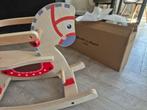Houten hobbelpaard met beugel, Kinderen en Baby's, Speelgoed | Hobbelfiguren, Ophalen of Verzenden, Zo goed als nieuw