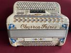 Fraaie italiaanse Charron Frères knopaccordeon .4korig.Bgr., Muziek en Instrumenten, Accordeons, Gebruikt, Ophalen of Verzenden
