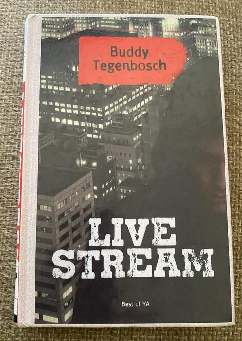 Buddy Tegenbosch Live stream, Boeken, Kinderboeken | Jeugd | 13 jaar en ouder, Zo goed als nieuw, Fictie, Ophalen of Verzenden