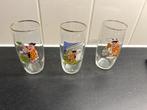 3 vintage flinstones glazen, Verzamelen, Glas en Borrelglaasjes, Ophalen of Verzenden, Gebruikt, Frisdrankglas