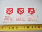 sticker set Leger des heils Amsterdam, Verzamelen, Ophalen, Zo goed als nieuw