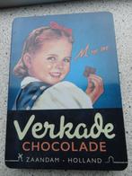 Blik van Verkade Chocolade Zaandam Holland, Gebruikt, Overige, Ophalen of Verzenden, Verkade