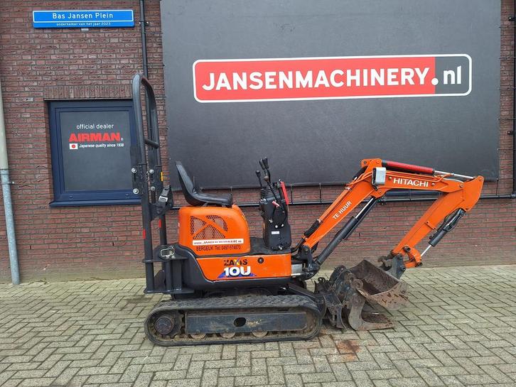 Hitachi ZX10u BJ2022 minigraafmachine, Zakelijke goederen, Machines en Bouw | Kranen en Graafmachines, Graafmachine, Ophalen